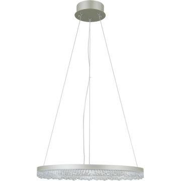 Italux Barlo PND-34526-M-SILV Lampă cu pendul 1x22W/LED 3000K/4000K/6000K IP20