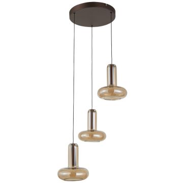 Italux Carote PND-24011-3-COPP Lampă cu pendul 3x16W/LED 3000K 1002lm IP20