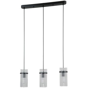 Italux Merto PND-40930-3B-BK Lampă cu pendul 3x40W/E14 IP20