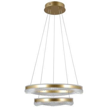 Italux Morte PND-34535-2L-GD Lampă cu pendul 2x70W/LED 3000K/4000K/6000K 6200lm IP20