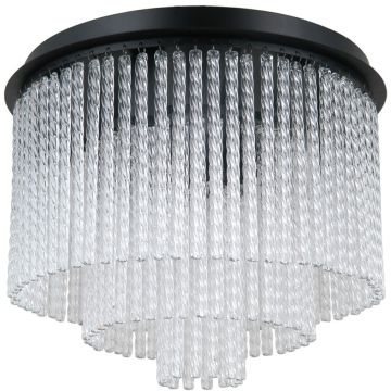 Italux Naute PLF-40931-7A-BK Lampă de tavan 7x40W/E14 IP20