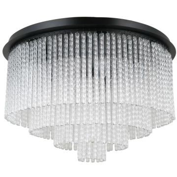 Italux Naute PLF-40931-9A-BK Lampă de tavan 9x40W/E14 IP20