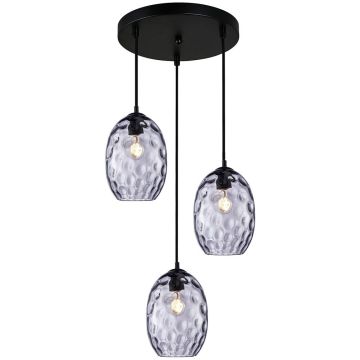Italux Novala PND-3031-3A-BK-SG Lampă cu pendul 3x40W/E27 IP20