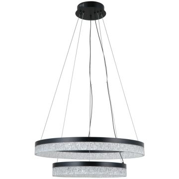 Italux Pantal PND-34533-2L-BK Lampă cu pendul 2x36W/LED 3000K/4000K/6000K 2300lm IP20