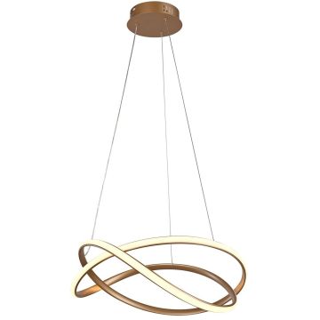 Italux Rumio PND-23917-GD Lampă cu pendul 1x40W/LED 3000K/4000K/6000K 3400lm IP20