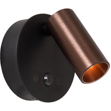 Lucide TONI 29934/02/96 Aplique de perete 1x2w/led 2700-4000k 120lm ip20