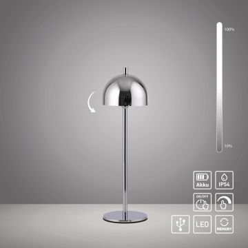 Paul Neuhaus BELLIS 19244-17 Lampă de masă 1x2,5W/LED 3000k 210lm ip54