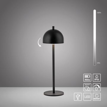 Paul Neuhaus BELLIS 19244-18 Lampă de masă 1x2,5W/LED 3000k 189lm ip54