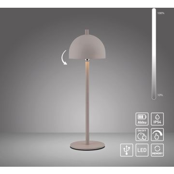 Paul Neuhaus BELLIS 19244-39 Lampă de masă 1x2,5W/LED 3000k 210lm ip54