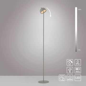 Paul Neuhaus BELLIS 19245-43 Lampă de podea 1x2,5W/LED 3000k 240lm ip54