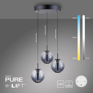 Paul Neuhaus PURE E-Infinity 2222-15 Lampă cu pendul 3x7W/LED 2200-5000k 520lm ip20