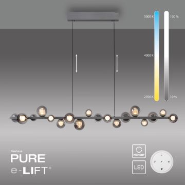 Paul Neuhaus PURE E-POPUP 2558-15 Lampă cu pendul 18x1,8W/LED 2200-5000k 1070lm ip20
