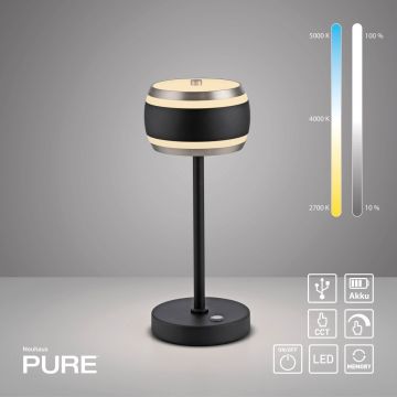 Paul Neuhaus PURE FALLING RINGS 4503-18 Lampă de masă 1x8W/LED 2200-5000k 310lm ip20