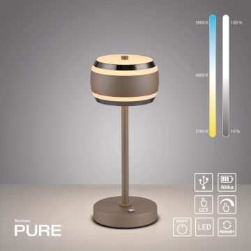 Paul Neuhaus PURE FALLING RINGS 4503-97 Lampă de masă 1x8W/LED 2200-5000k 310lm ip20