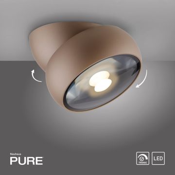 Paul Neuhaus PURE MOVE 6235-97 Lampă de tavan 1x12W/LED 2700k 650lm ip20