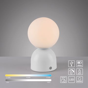 Paul Neuhaus RUDI 19218-16 Lampă de masă 1x1,2W/LED 3000-6000k 90lm ip20