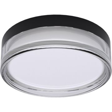 Italux Rilta PLF-73527-M-BK Lampă de tavan 1x24W/LED IP65