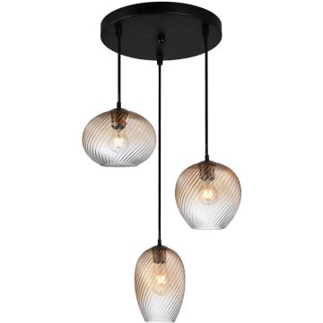 Italux Alias PND-3672-3A-BRO-AMB Lampă cu pendul 3x40W/E27 IP20