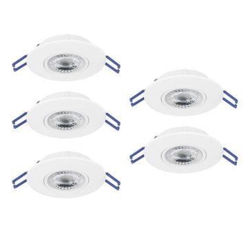 Eglo GEDREZ 300185 downlight wpuszczany 5x4.9W/LED 2600lm 2700K, 4000K, 6500K IP20