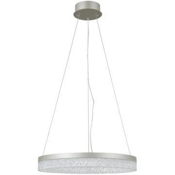Italux Pantal PND-34533-M-SILV Lampă cu pendul 1x22W/LED 3000K/4000K/6000K IP20