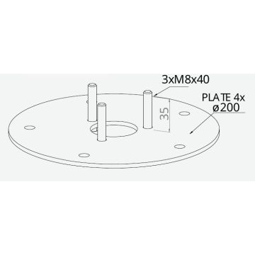 Norlys ACCESSORIES 3080GA Bază