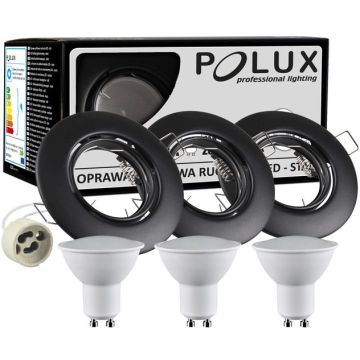 Polux OLIN 306227 Lumină îngropată deasupra plafonului 1x3,5W/GU10 3000K 250LM IP20