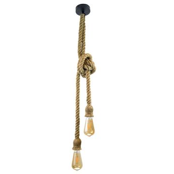 Polux ROPE 307613 Lampă cu pendul 2x12W LED/E27 IP20