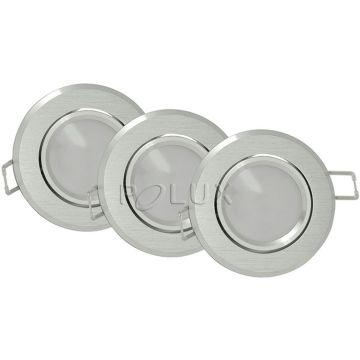 Polux SUN 305275 Lumină îngropată deasupra plafonului 1x3,5W/GU10 3000K 250LM IP20