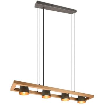 Trio BELL 301900467 Lampă cu pendul 4x25w/e14 ip20