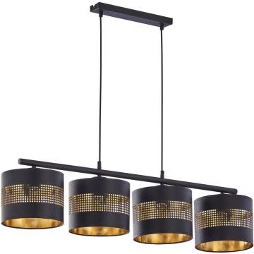 TK Lighting TAGO BLACK 3213 Lampă cu pendul 4x15W/LED E27