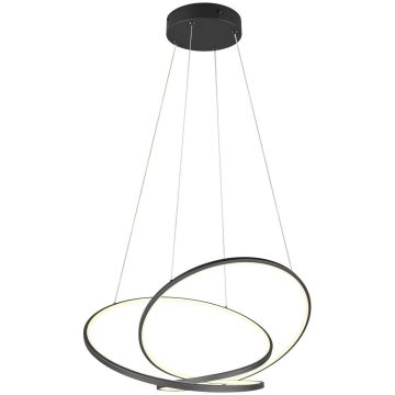 Trio DARVIN 349119132 Lampă cu pendul 1x52w/led 2300+3000+4000k 6700lm ip20