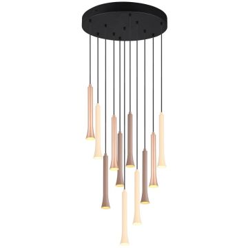 Trio FIATO 352091117 Lampă cu pendul 11x3w/led 2300+3000+4000k 1400lm ip20