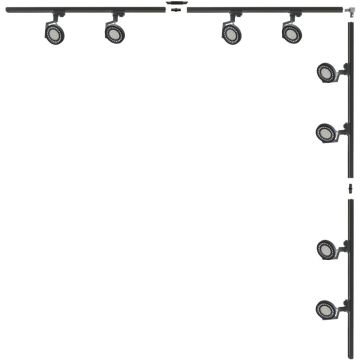 Zuma Line ZESTAW SZYNOPRZEWODY 3590 Șină de iluminat 8x15W/GU10_ES111 ip20