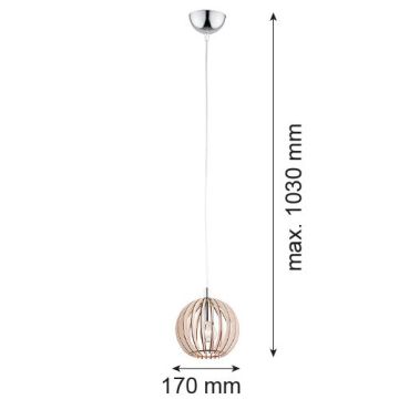 Argon PORTORYKO 3678 Lampă cu pendul 1x7W/E14 IP20