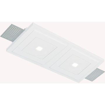Ideal Lux ZEPHYR 361307 Lumină îngropată deasupra plafonului 2x24W/LED ip20
