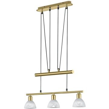 Trio LEVISTO 371010308 Lampă cu pendul 3x40w/e14 3000k 400lm ip20