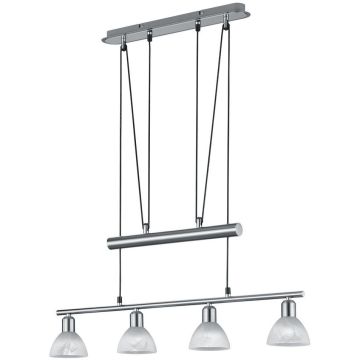 Trio LEVISTO 371010407 Lampă cu pendul 4x40w/e14 3000k 400lm ip20