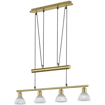 Trio LEVISTO 371010408 Lampă cu pendul 4x40w/e14 3000k 400lm ip20