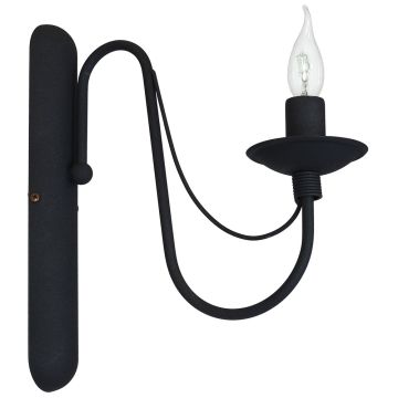 Aldex RÓŻA CZARNA 397C1 Aplique de perete 1x40W/E14