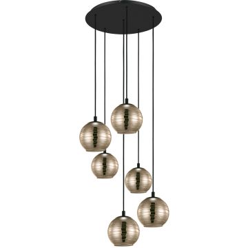 Eglo LEMORIETA 39687 Lampă cu pendul 6x40W/E27 IP20
