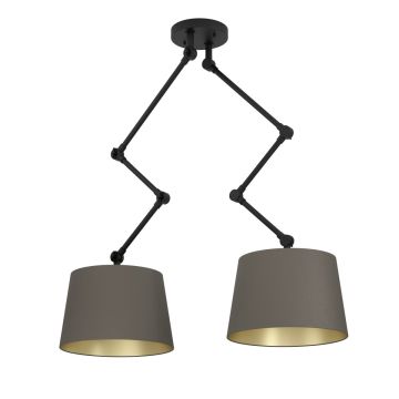 Eglo PISTUNIO 390199 Lampă cu pendul 2x40W/E27 IP20