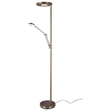 Trio BARRIE 424210304 Lampă de podea 2x38w/led 2700+4000k 4000lm+600lm ip20