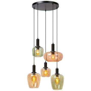 Lucide ILONA 45408/15/99 Lampă cu pendul 5x40w/e27 ip20