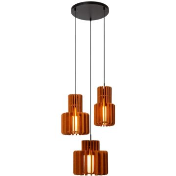 Lucide ROLLO 45491/13/55 Lampă cu pendul 3x40w/e27 ip20