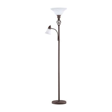 Trio RUSTICA 4602021-24 Lampă de podea 2x140w/e27+e14 ip20