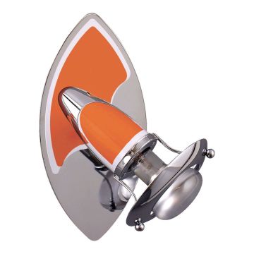 Prezent ZEUS CH/ORANGE 471 Aplique de perete 1x40W/E14/R50 IP20