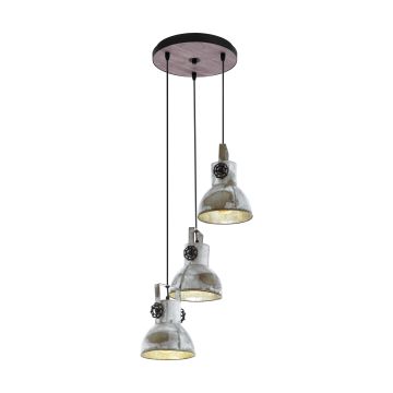 Eglo BARNSTAPLE 49647 Lampă cu pendul 3x60W/E27