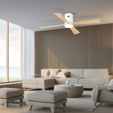 Zambelis CEILING FAN 19137 Ventilator 15W/led 3000K, 4000K, 6000K 1500lm IP20