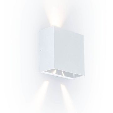 Lutec GEMINI 5104003032 Aplique de perete 1x10w/led 3000k 400lm ip54