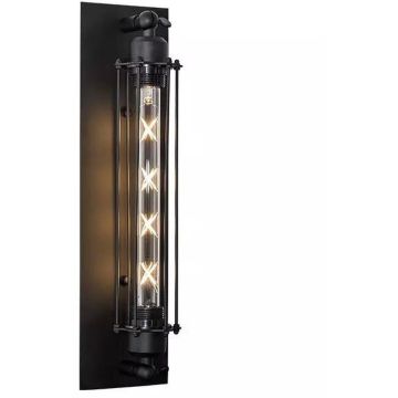 Altavola Design AMSTERDAM LOFT LA001/W_BLACK Aplique de perete 1x40W/E27 2700K 150lm IP20